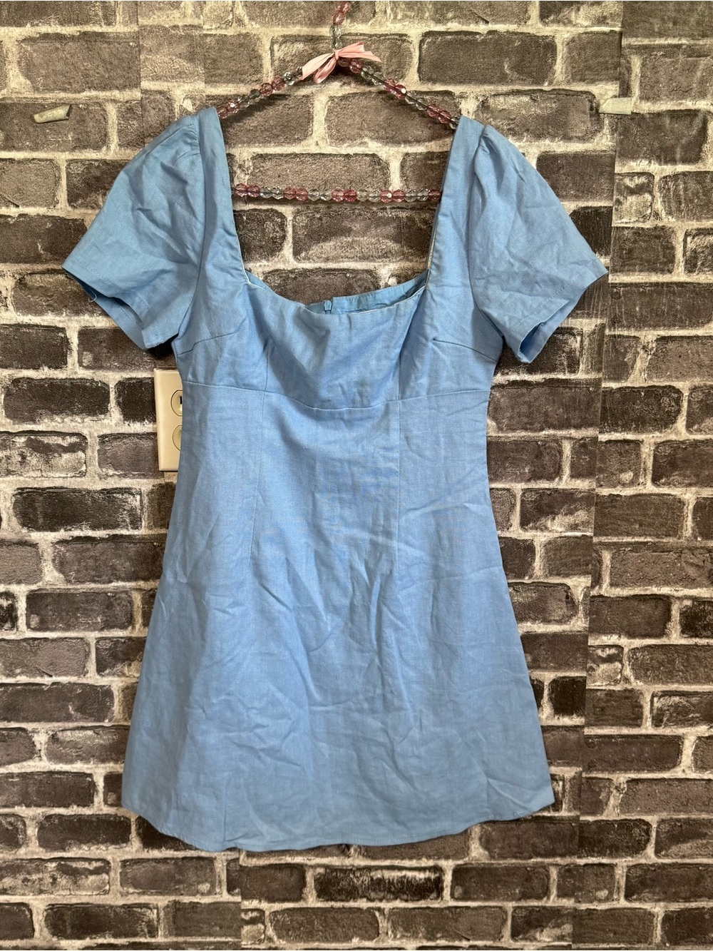 Princess Polly mini dress Light chambray blue